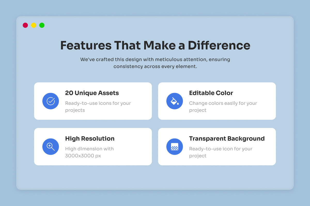 Modern Interior 3D Icon Pack, a Decorative Illustration by twinstd