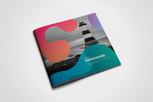 Square Colorful Corporate Brochure