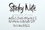 Sticky Note, a Handwritten Font by ipam satria (Thumbnail 6 of 6)