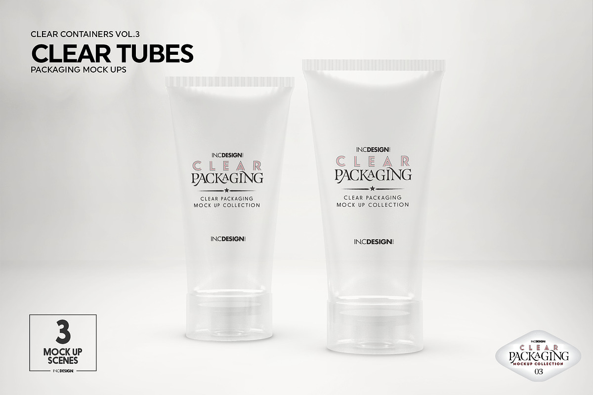 03 Clear Container Packaging Mockups, a Packaging Mockup by INCDesign (Photo 4 of 26)
