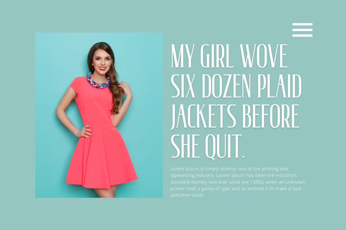 Wendy's Monday - Modern Serif Font, a Serif Font by Almeera Std (Photo 7 of 8)