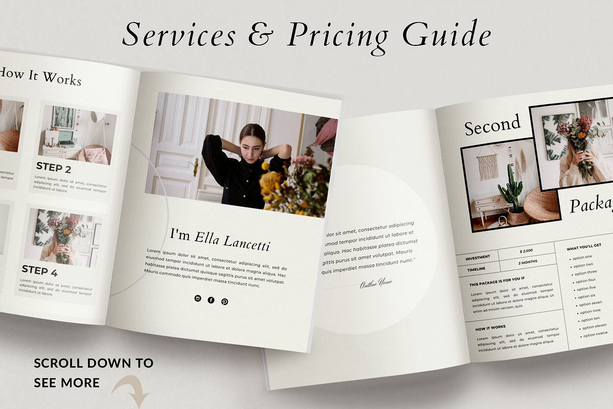 Services & Pricing Guide | Canva, a Brochure Template by Ralony (Photo 10 of 10)