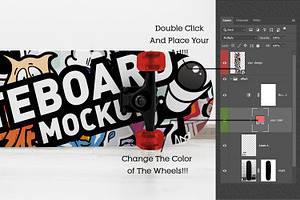 Skateboard Mockup 38