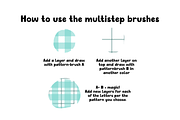 Plaid Patterns 2.0 for Procreate, a Brush Add-On by Design av MAD (Thumbnail 5 of 10)
