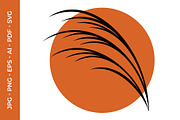 Wild pampas grass blowing in wind, an Object Illustration by nandinigraphics (Thumbnail 1 of 3)