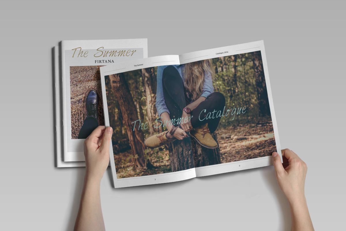 The Summer Catalogue, a Brochure Template by Firtana (Photo 2 of 13)