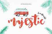 Majestic, a Script Font by oldschool designer co (Thumbnail 1 of 5)