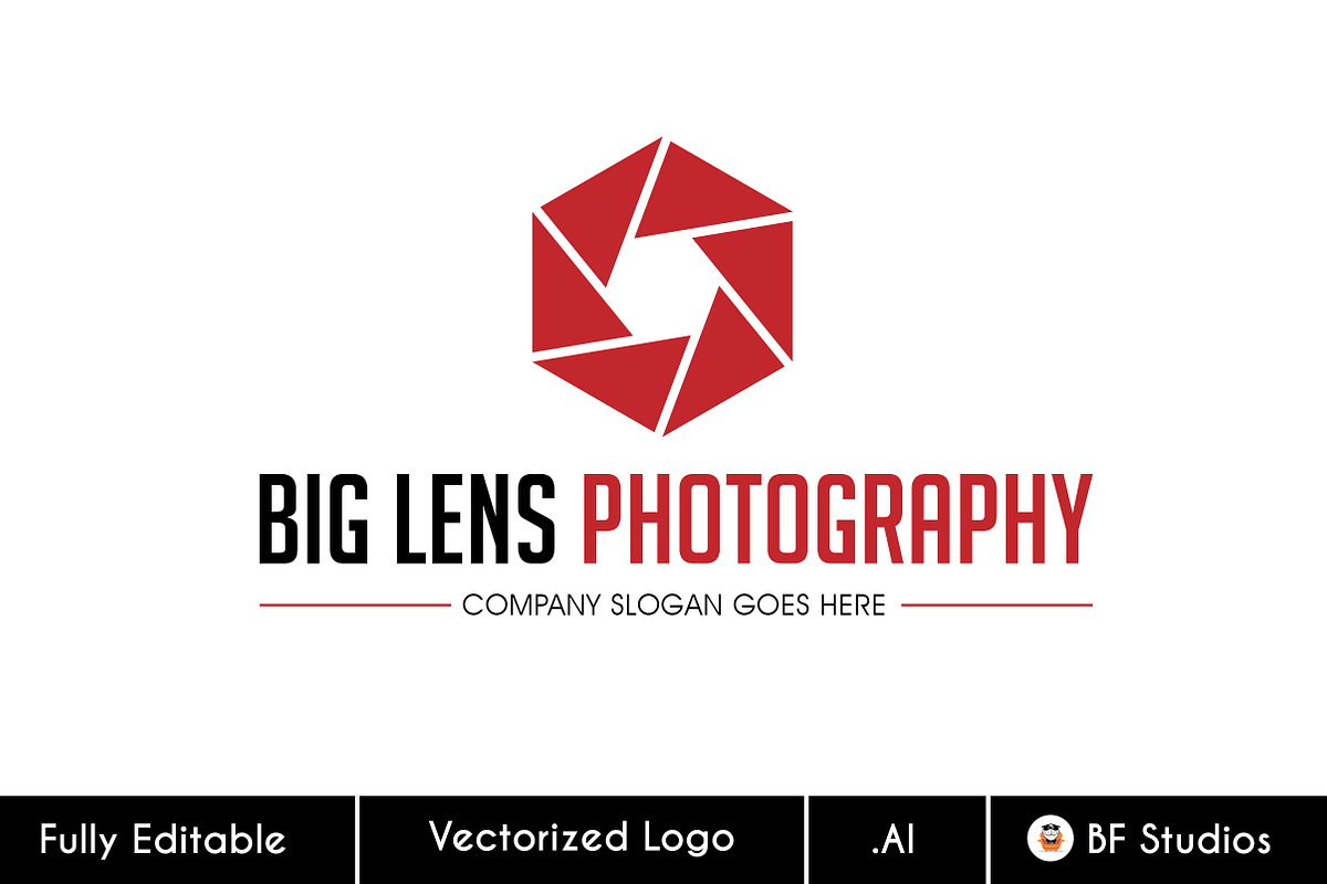Photographer Mockup Logo 6, a Branding & Logo Template by BF Studios (Photo 1 of 3)