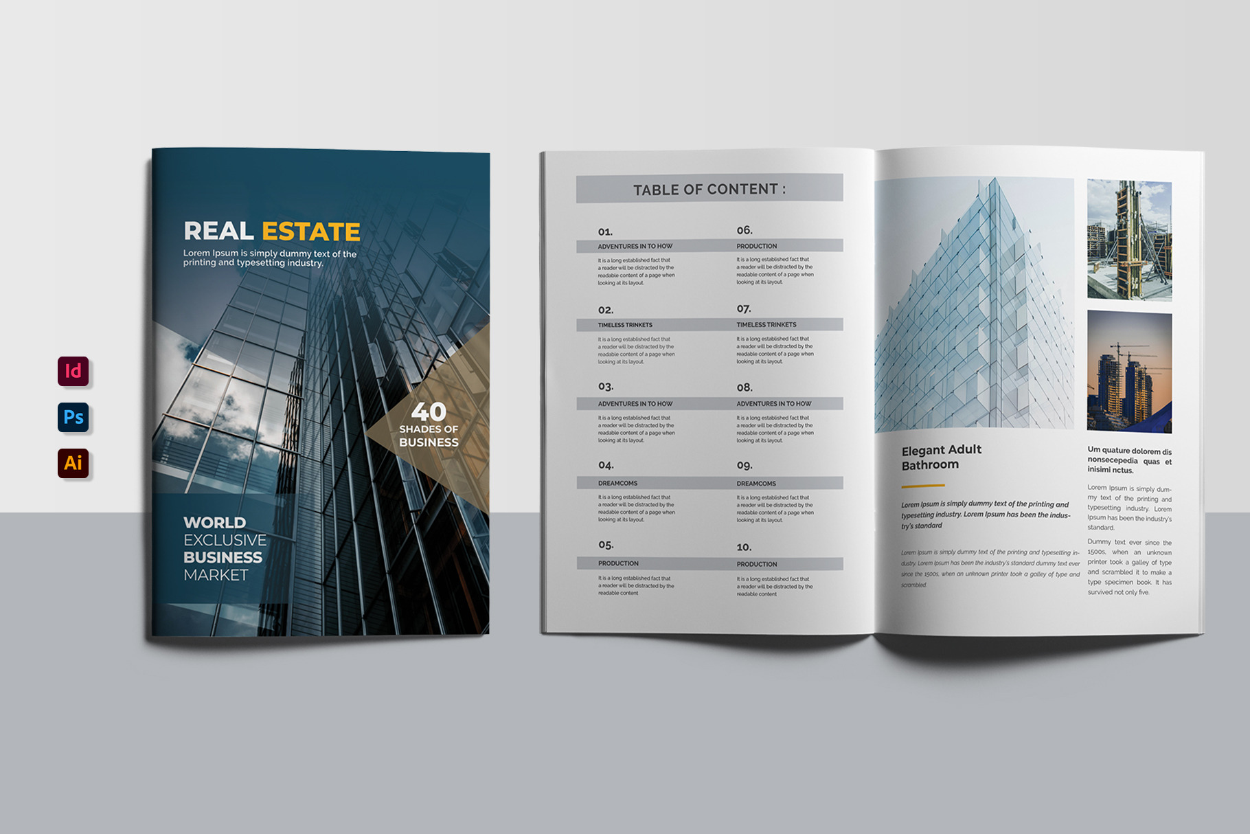 Bi fold Brochure Template Layout