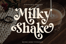 Milky Shake - Retro Serif Font
