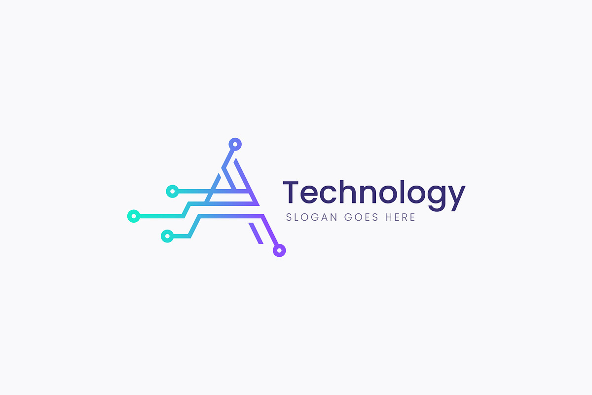 Letter A Logo Abstract Electrical, a Branding & Logo Template by Signatoro (Photo 1 of 2)