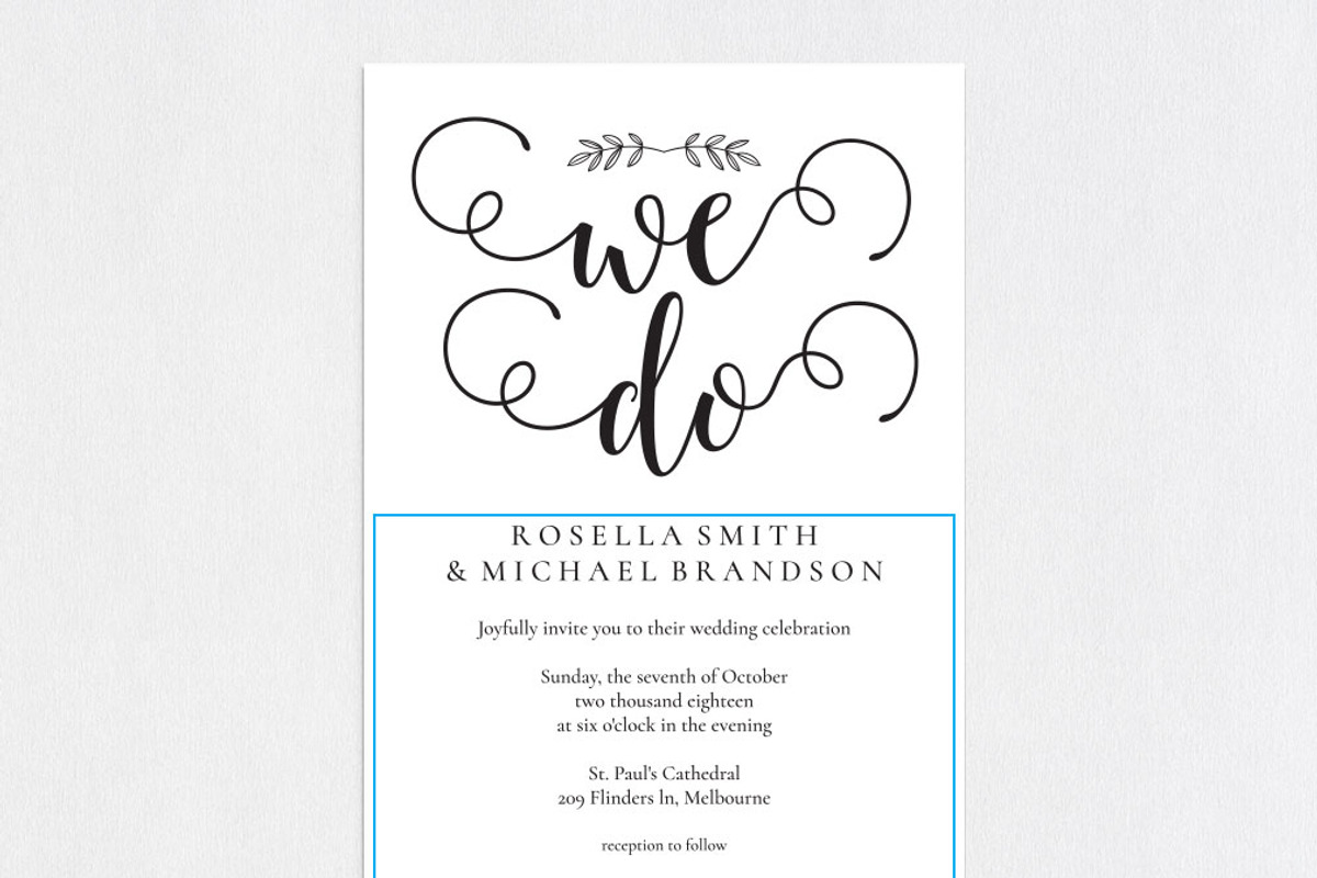 Wedding Invitation Template WPC442, an Invitation Template by Shafura_Wedding (Photo 4 of 5)