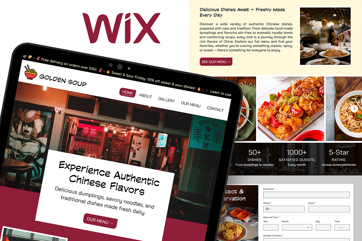 Chinese Restaurant Website