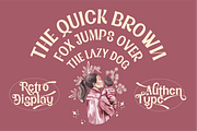 Black Sansa - Retro Display Font, a Font by AuthenType (Thumbnail 2 of 12)