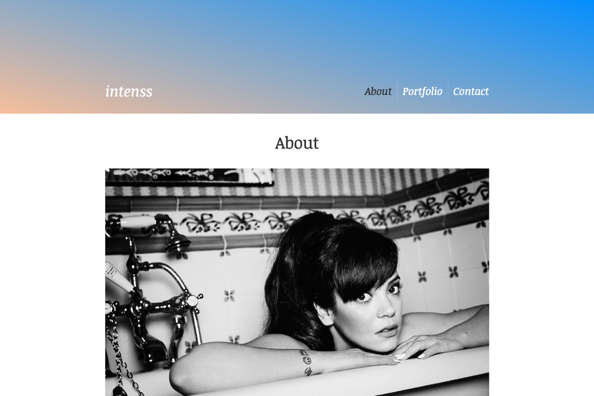 intenss, for Kirby 2 CMS, a Templates & Theme by Starckio (Photo 2 of 5)