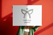 Linear & classy Angel logo, a Branding & Logo Template by Alexandra De Angelis (Thumbnail 8 of 13)