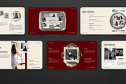Burgundy Business Strategy Deck, a Presentation Template by Pani Temp. (Thumbnail 7 of 13)