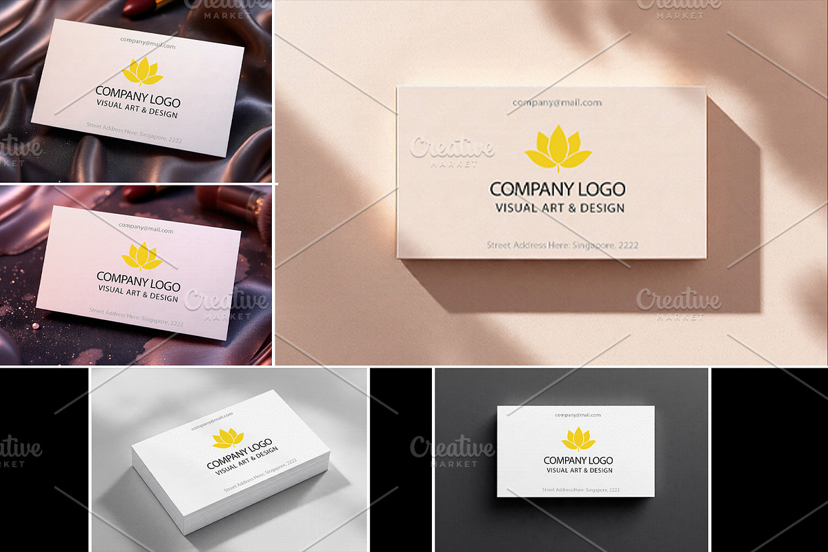 35 Luxury business cards, BUNDLE, an Advertising Mockup by Mockup Stories (Photo 6 of 8)