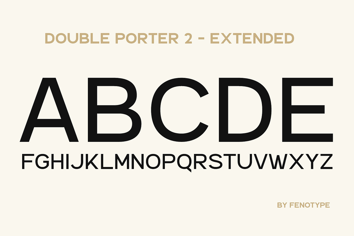Double Porter 12 FONTS + EXTRAS, a Script Font by Fenotype (Photo 11 of 20)
