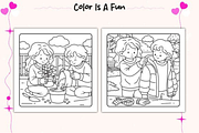 Love Moments Cozy Coloring Pages, a Decorative Illustration by Ink Gallery (Thumbnail 2 of 4)