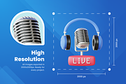 3D News Illustration, a Scene 3D Model by Flat Icons (Thumbnail 5 of 8)