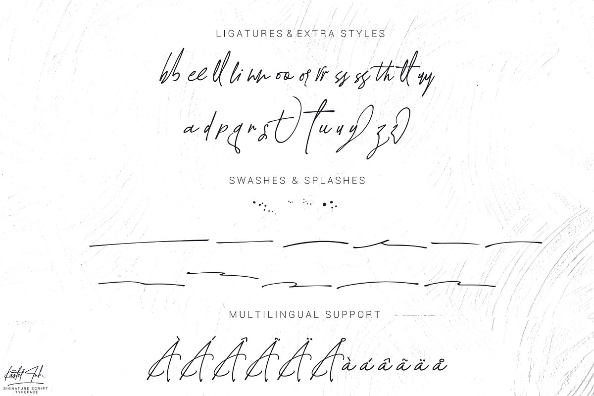 Kastel Ink Script, a Script Font by Design Dukkan (Photo 13 of 14)