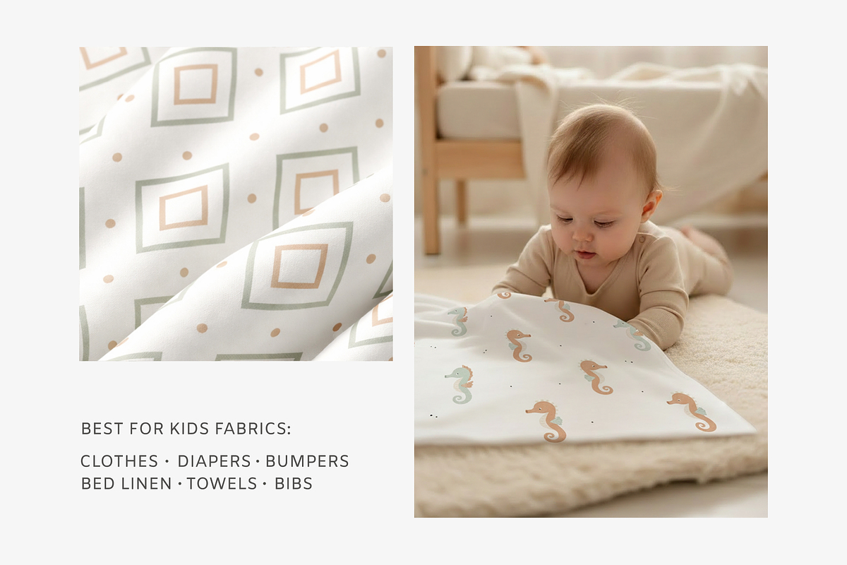 Sea Designs for children fabric, a Pattern Graphic by vatrushkaprint_store (Photo 5 of 5)
