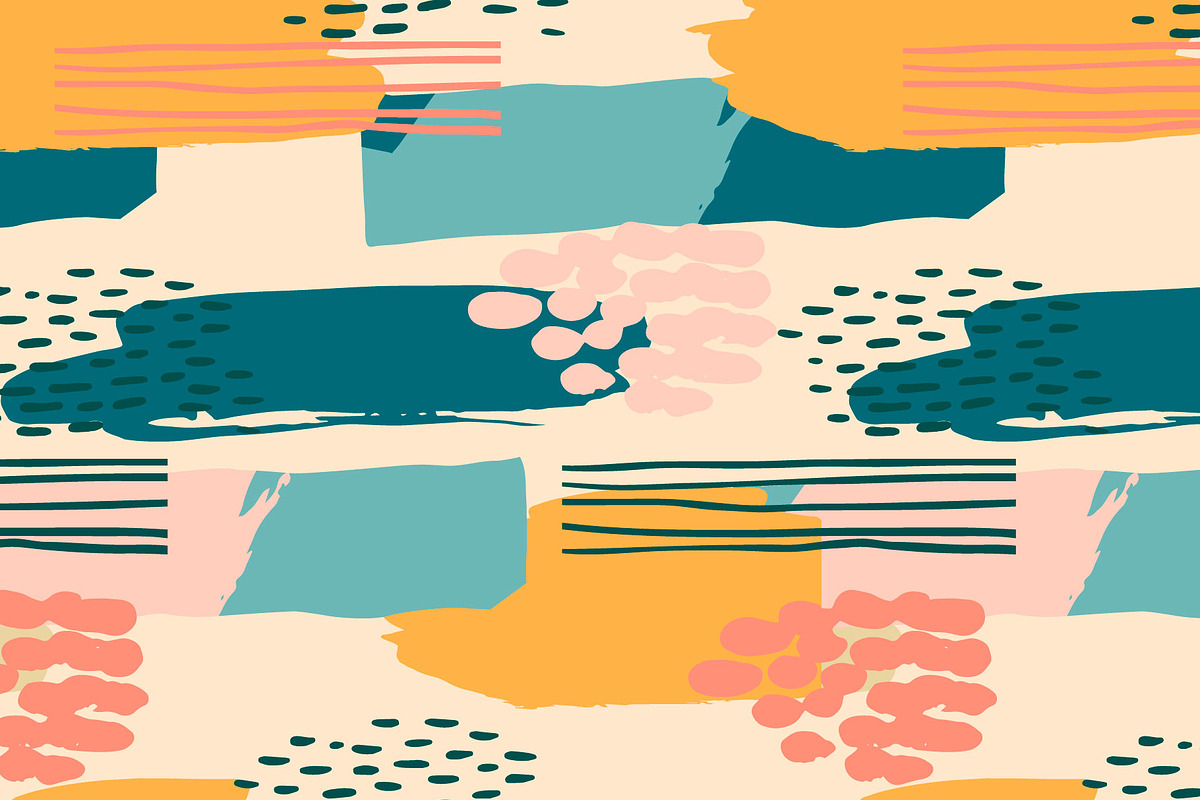 Tropical painting. Seamless patterns, a Pattern Graphic by Nadia Grapes