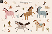 Little Western – clipart and pattern, an Animal Illustration by avdnadi (Thumbnail 4 of 11)