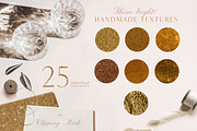Gold Foil Glitter Luxury Textures, a Texture Graphic by NassyArt (Thumbnail 9 of 13)
