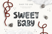 Nordic Christmas - scandinavian font, a Font by Favete Art (Thumbnail 4 of 12)