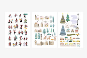 Christmas in big city. Vector maps., an Illustration by bioraven (Thumbnail 7 of 12)