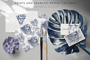 VINTAGE SKULLS, a Pattern Graphic by LanaDzi (Thumbnail 5 of 8)