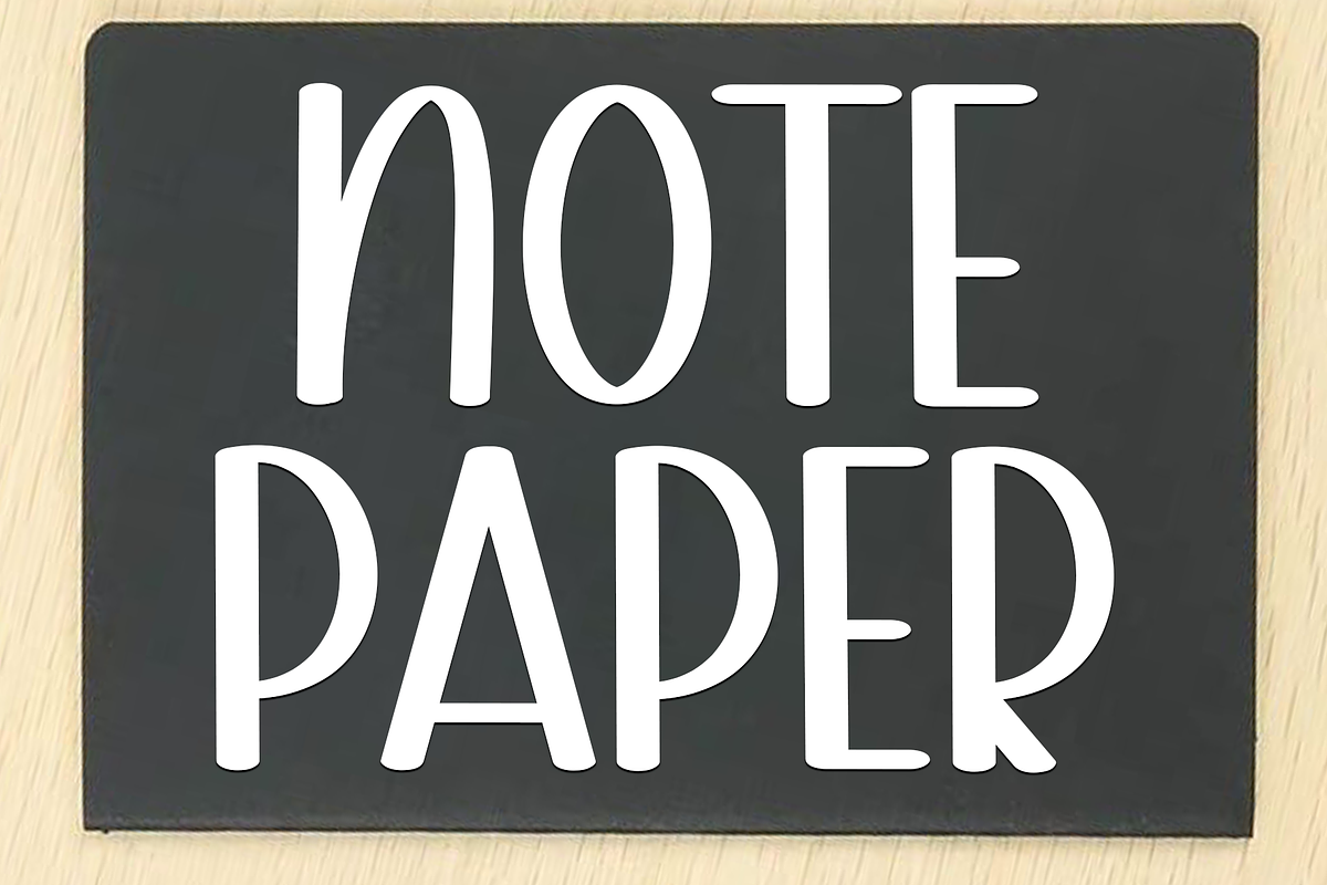 Simple Notes, a Script Font by InermediaSTUDIO (Photo 5 of 8)
