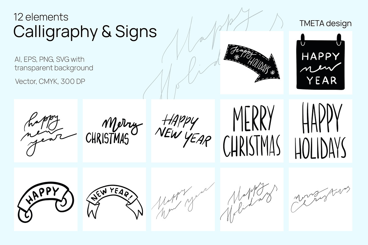 Winter Wonderland | Vector Bundle, a Seasonal Illustration by TMETA design (Photo 7 of 19)