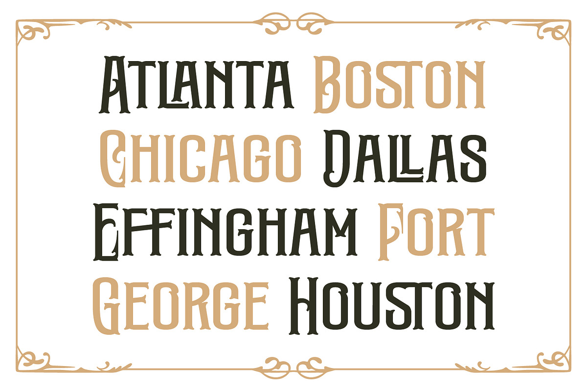 Tarvise, a Symbol Font by Vintage Division (Photo 9 of 15)