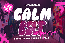 Calmbelt A Bold Graffiti Font