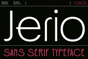 Jerio – Modern Sans Serif, a Sans Serif Font by Craft Supply Co. (Thumbnail 1 of 8)