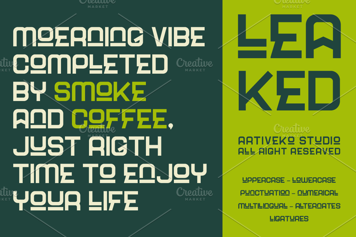 Gendenk Creative Sans, a Sans Serif Font by Artiveko (Photo 7 of 7)