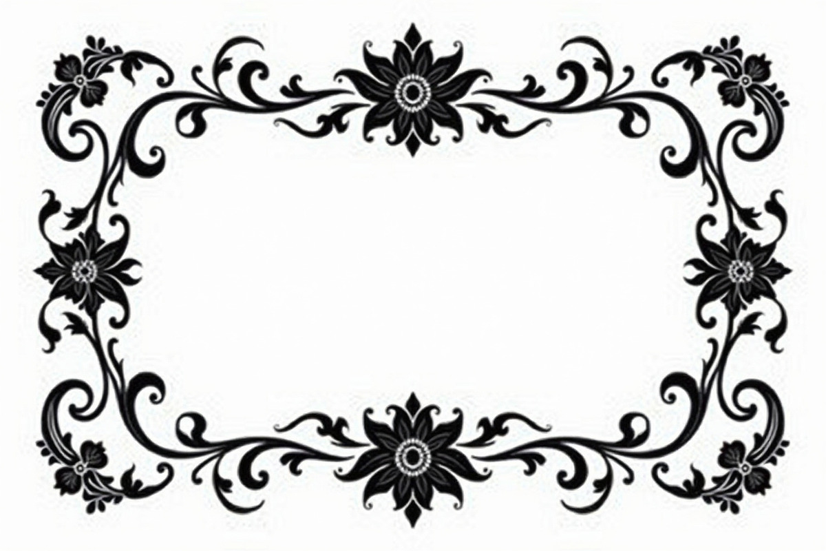 Decorative Frame Vector Bundle, an Illustration by yasushie (Photo 4 of 9)