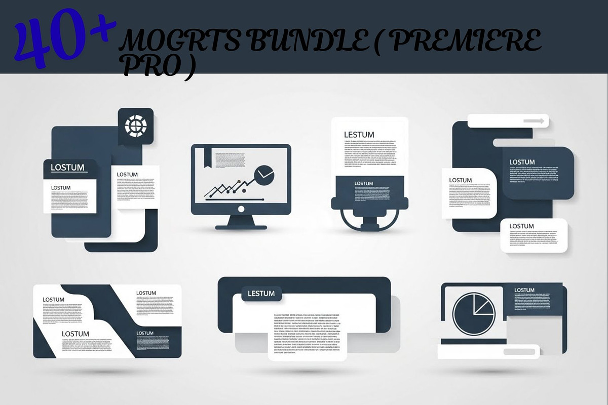 40 Editable Motion Graphics MOGRTs, a Social Media Template by Aban's World (Photo 7 of 11)