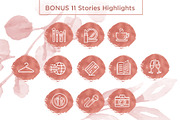 GIRLY Instagram Stories & Posts, a Social Media Template by The Black & Art (Thumbnail 5 of 5)