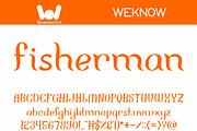 fisherman font, a Font by weknow (Thumbnail 1 of 5)