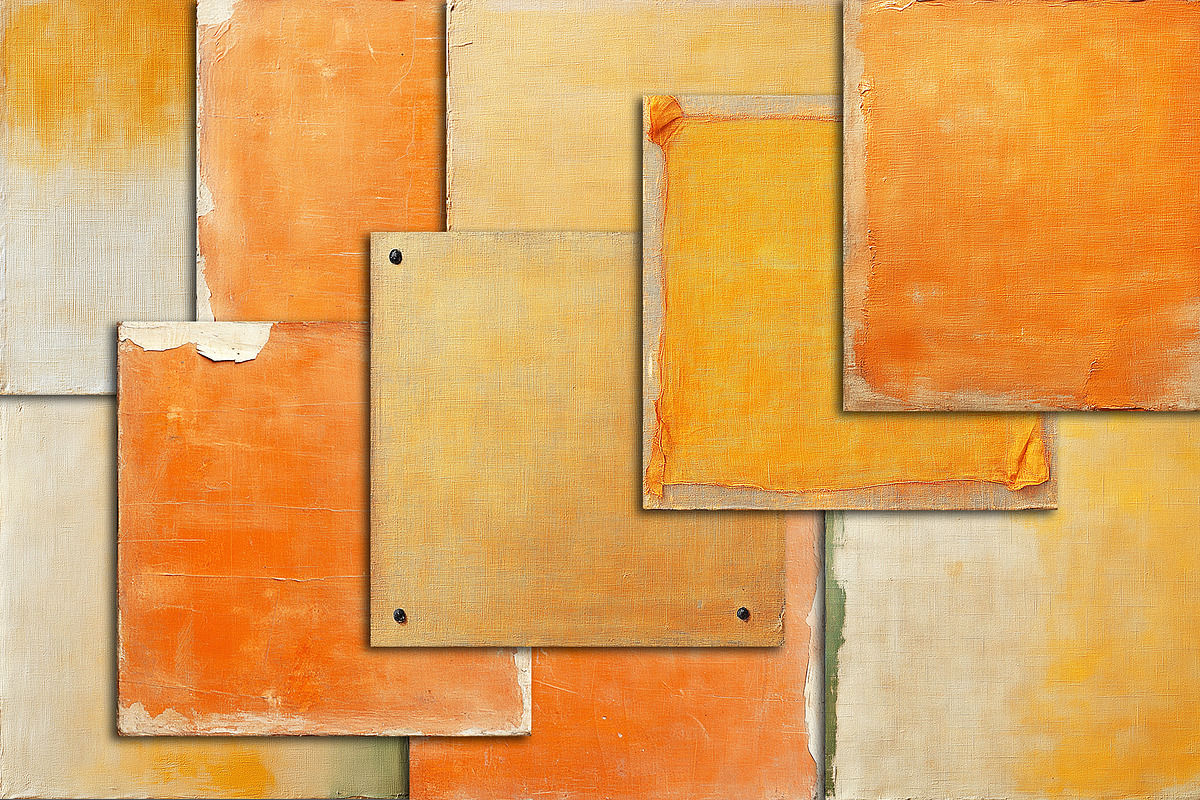 Orange Linen Canvas Digital Textures, a Texture Graphic by Area (Photo 4 of 18)