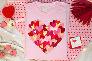 Valentine Day Heart Brushstroke PNG, an Illustration by Canvas Craft (Thumbnail 3 of 6)