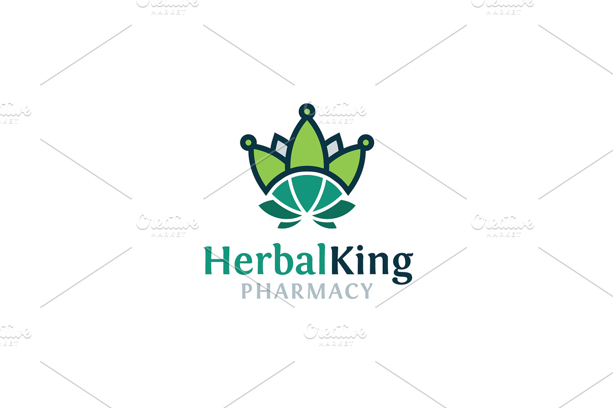 Cannabis / Marijuana King Crown, a Branding & Logo Template by bvcreates (Photo 2 of 7)