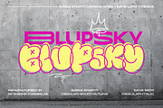 Blupsky, a Font by shineink.designlab (Thumbnail 1 of 16)