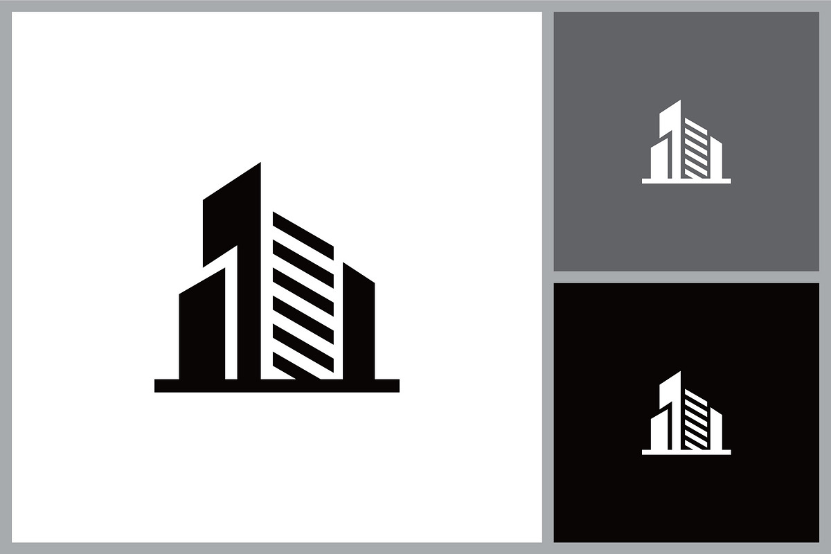 Modern Abstract Building Symbol, a Branding & Logo Template by quadrazo (Photo 2 of 2)