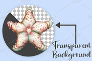 Whimsical Summer Starfish Clipart, an Illustration by Canvas Craft (Thumbnail 2 of 7)