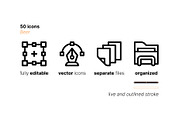 50 Beer Icons, an Outline Icon by Side Project (Thumbnail 3 of 7)